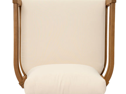 Outdoor Smooth Swivel Chair With Cushions