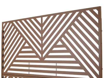 Freestanding Outdoor & Indoor Freestanding Metal Privacy Screen