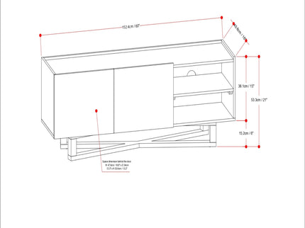 Harrow - TV Media Stand - Natural