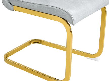Elegant Design Alligator Skin Upholstered Dining Chairs