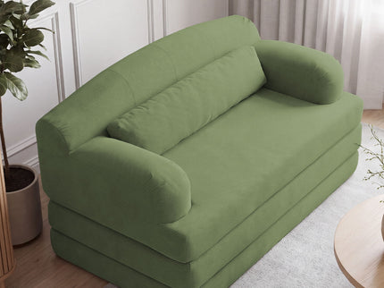 2 Seater Sofa Bed, Compact Foldable Floor Couch