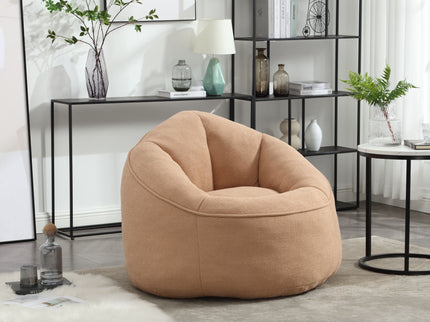 Bedding Bean Bag Sofa Chair High Pressure Foam With Footrest