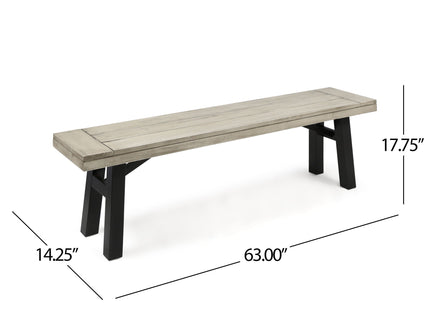 Bettina - Bench - Gray