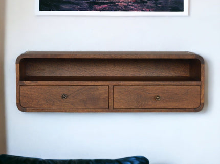Floating Open Console - Chestnut