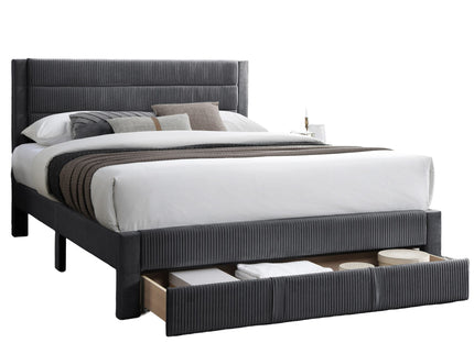 Contemporary Bed With Storage Drawer
