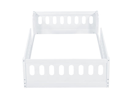 Platform Bed With Guardrail