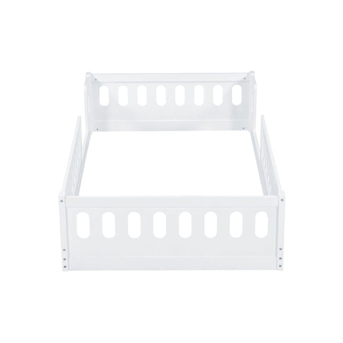 Platform Bed With Guardrail