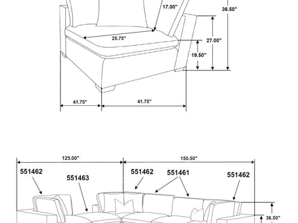 Ridgemont - Sectional Sofa