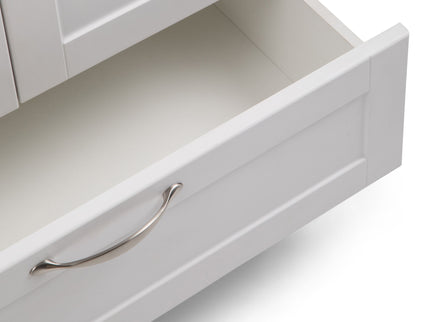 Maile - Laundry Cabinet With Pull-Out Faucet And Abs Sink - Pure White