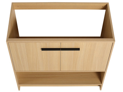 Modern Freestanding Bathroom Vanity With 2 Doors