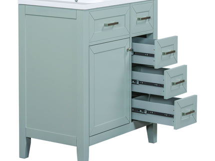 Modern Bathroom Vanity With Sink Combo, 3 Drawers