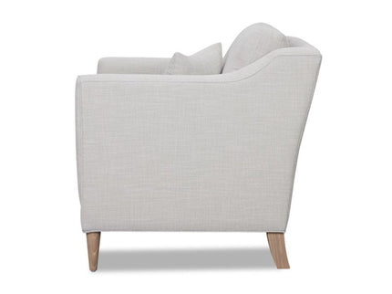 Chair With High Track Arms - Beige