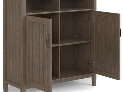 Lev - Medium Storage Cabinet - Smoky Brown