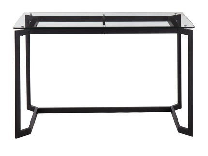 Masters - Modern Office Desk - Black / Clear