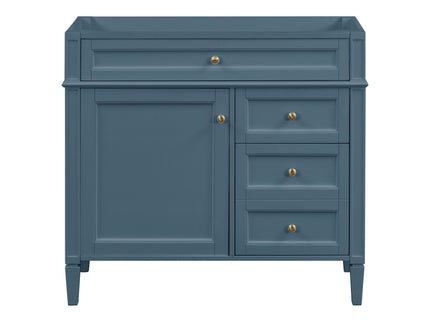 Bathroom Vanity With 2 Drawers And Tip-Out Drawer, Storage Cabinet