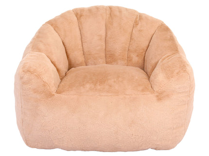 Beanbag Chair, Beanbag Sofa Chair With Armrests Stuffed High Density Foam