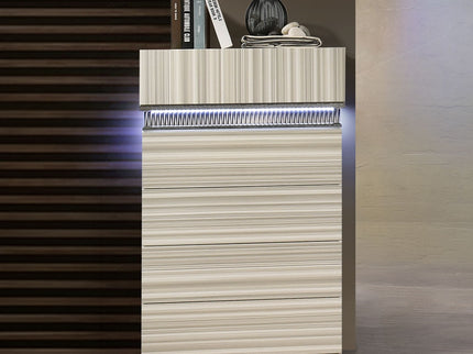Leonor - 5 Drawer Chest - Gray