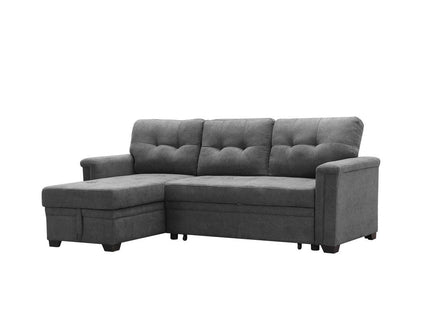 Ashlyn - Reversible Sleeper Sectional Sofa With Storage Chaise, USB Charging Ports And Pocket