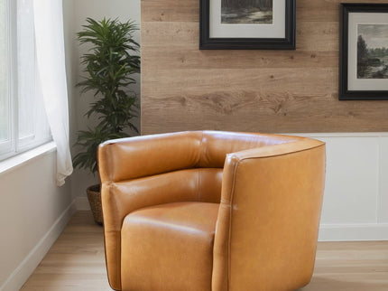 Callan - Swivel Chair - Tan
