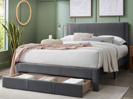 Contemporary Bed & Storage Drawer