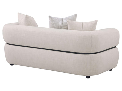 Ramsay - Round Arm Loveseat - Beige