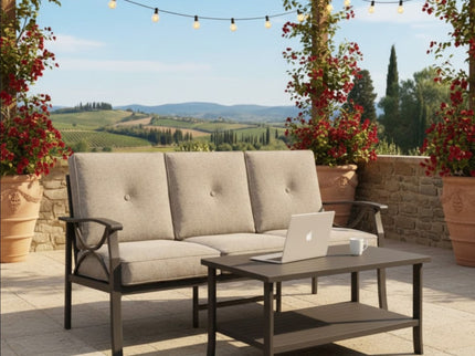 Patio Furniture Set & Coffee Table For Backyard