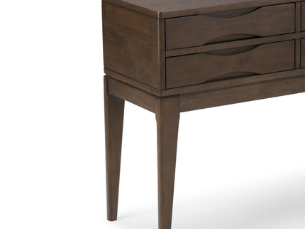 Harper - Hallway Console Table - Walnut Brown