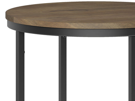 Jenna - Handcrafted Round Side Table