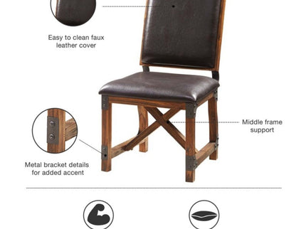 Lancaster - Dining Chair Upholstery - Chocolate