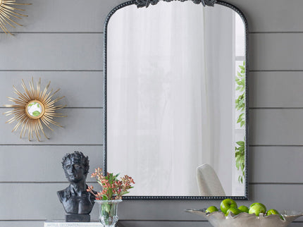 Arch Mirror, Baroque Inspired Wall Decor For Bathroom, Bedroom, Living Room
