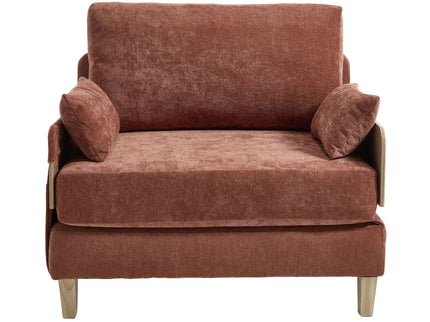 Mid Century Modern Foldable Sofa Bed, 3 In 1 Convertible Sleeper With 3 Pillows