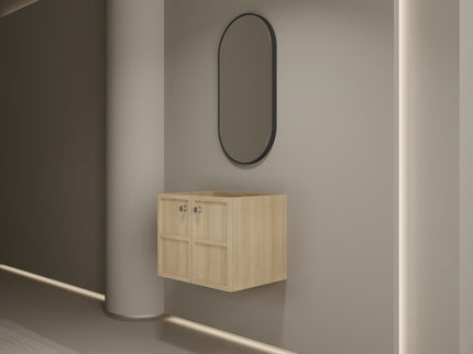 Modern Wall Mounted Bathroom Vanity With Soft Closing Doors