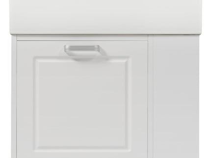 Modern Wall Mounted Bathroom Vanity With Sink, Soft Close Drawer, Adjustable Shelf, Toilet Paper Holder
