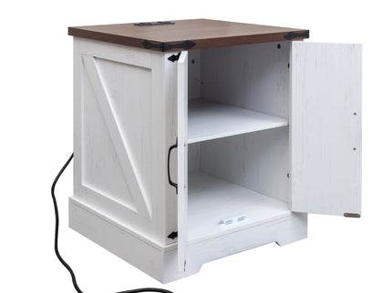 Nightstand With Adjustable Shelf