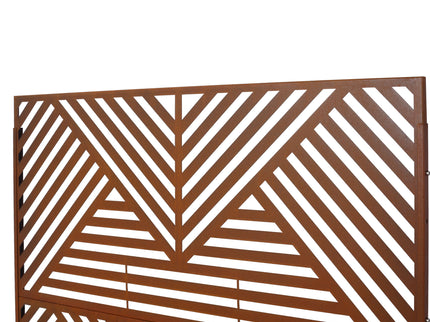 Freestanding Outdoor & Indoor Freestanding Metal Privacy Screen