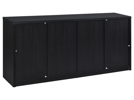 Shayne - 4 Door Sideboard With Arched Doors - Black