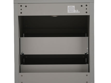 Freestanding Bathroom Vanity With Ceramic Sink, 2 Full Extension Drawers