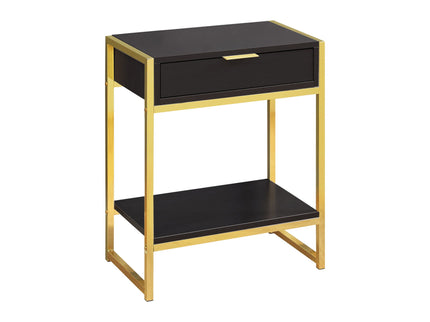 Accent Side Table, Storage Drawer, Spacious Tabletop
