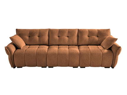 Modern Sofa & Pillows, Textured Cover, High Rebound Cushions