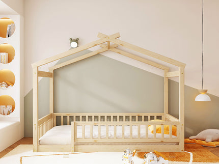 Bed House Bed Frame With Fence