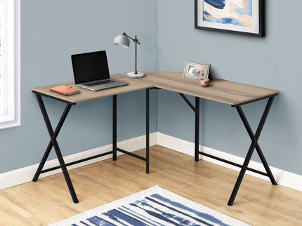 Computer Desk, Home Office, Corner, L Shape, Laptop, Contemporary / Modern