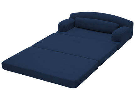 2 Seater Sofa Bed, Compact Foldable Floor Couch