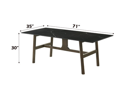 Destin - Ceramic Dining Table - Black