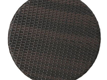 Kenneth - 3 Pieces Chat Set Outdoor Furniture - Brown Multi