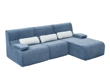 Oversized Sectional Sofa, Living Room Seating With Modular Design