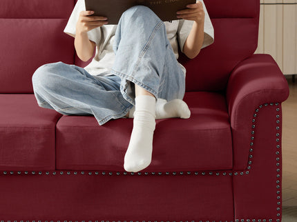 3 Seater Elegant Stationary Sofa