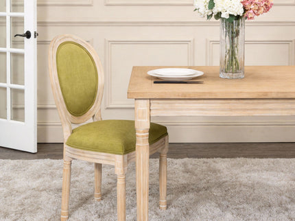 Upholstered With Round Back Dining Chairs (Set of 2)