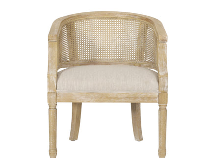Curved Backrest Accent Chair