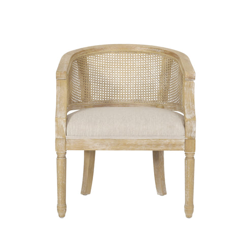 Curved Backrest Accent Chair