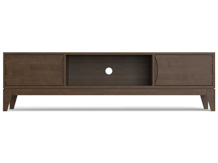 Harper - Low TV Media Stand - Walnut Brown